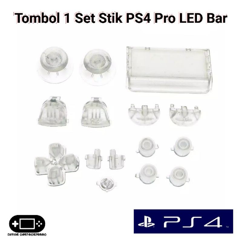 1 Set Ps4 Pro Stick Led Bar Controller Ps Playstation 4 New Model