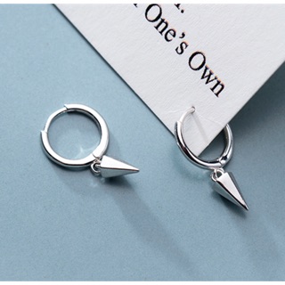 Bông tai bấm charm hình chóp