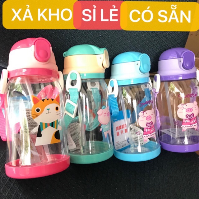 Ninikids:Bình uống nước 400ml cho bé,GIÁ RẺ NHẤT