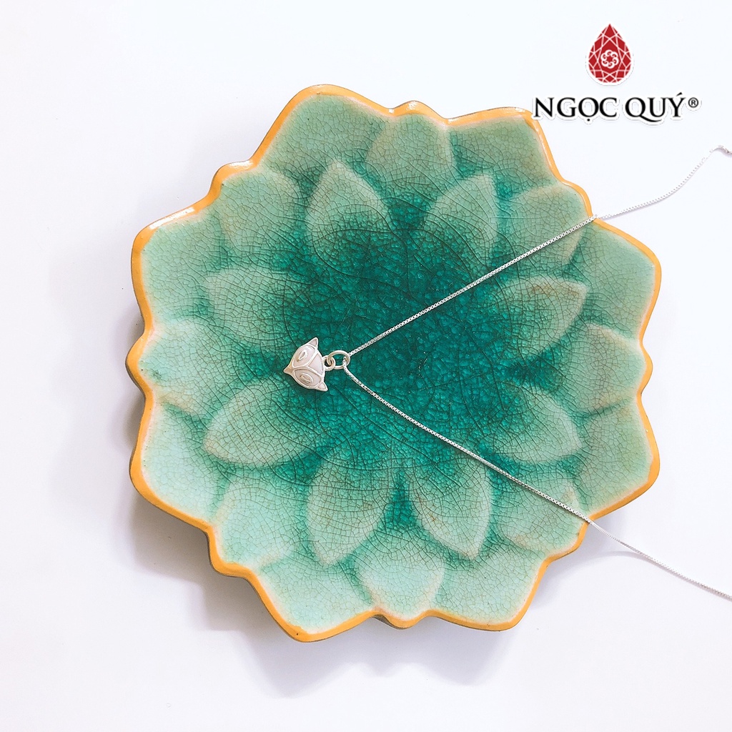 Dây chuyền bạc mặt hồ ly - Ngọc Quý