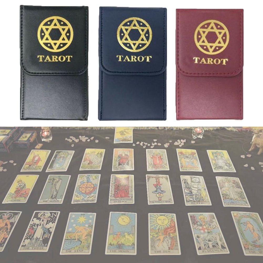 Hộp Đựng Thẻ Bài Tarot Hai Tầng Nhỏ Gọn Tiện Dụng