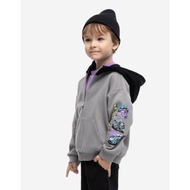 Áo Khoác Nỉ Hoodie Bé Trai Phối Màu GJ