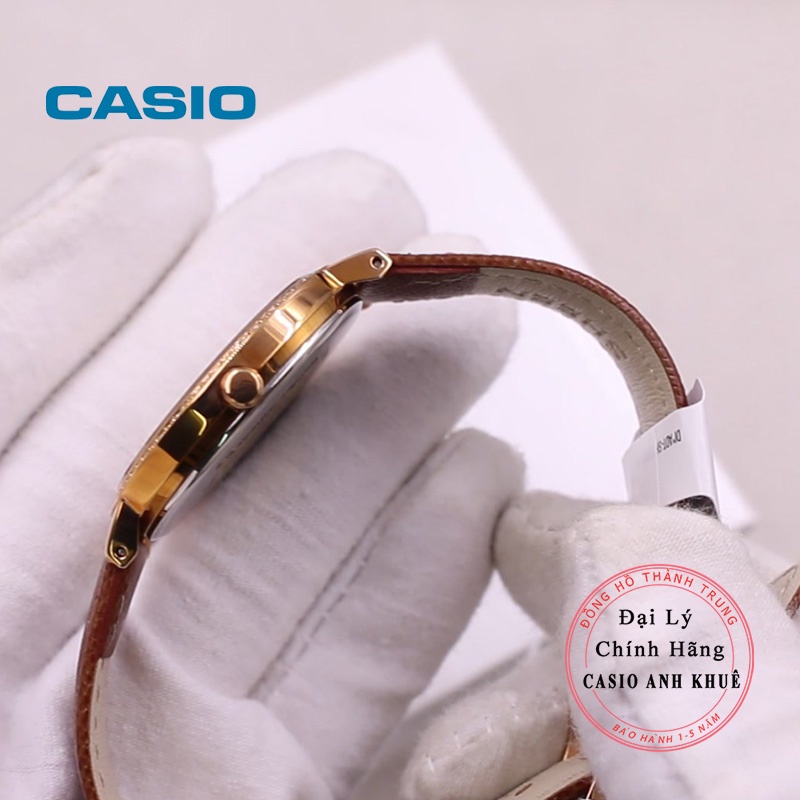 Đồng Hồ Casio Nữ Sheen SHE-4535YGL-9AUDF siêu mỏng kính sapphire