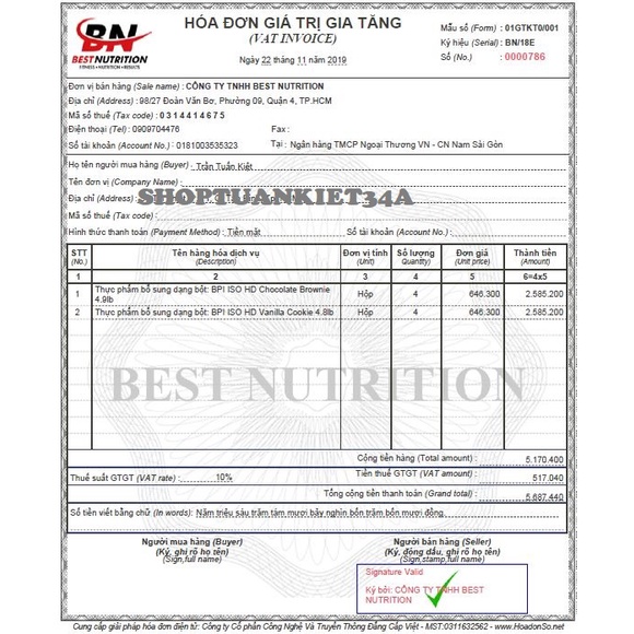 Tăng Cơ Nhanh 1Kg Whey Protein ISO HD BPI