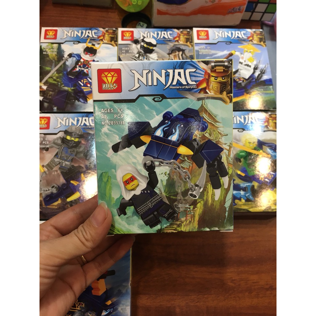 Lego ninja cho bé xếp hình lego có nhiều mẫu (Từ 30-47 miếng)