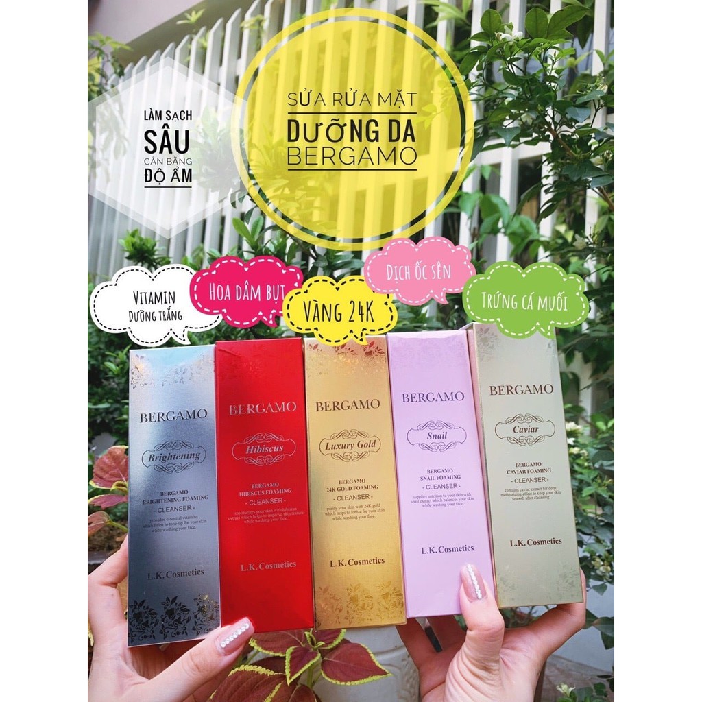 Sữa rửa mặt Bergamo