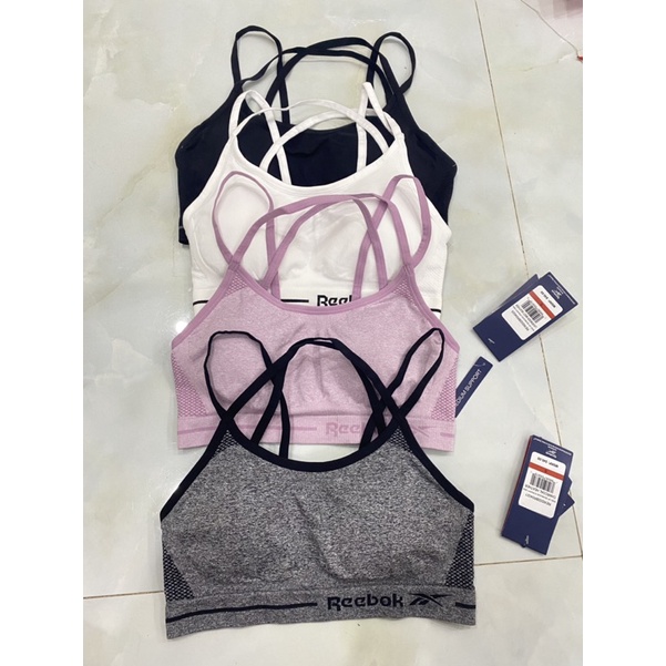 Áo lót thể thao Ree.bok Sport Bra Medium Support xuất xịn tập gym yoga chơi các môn thể thao