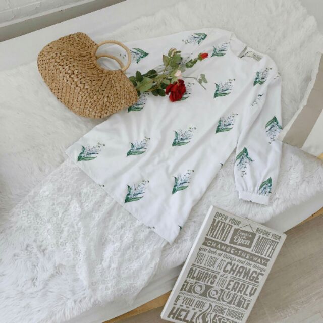 Đầm Hoa Zara hàng VNXK