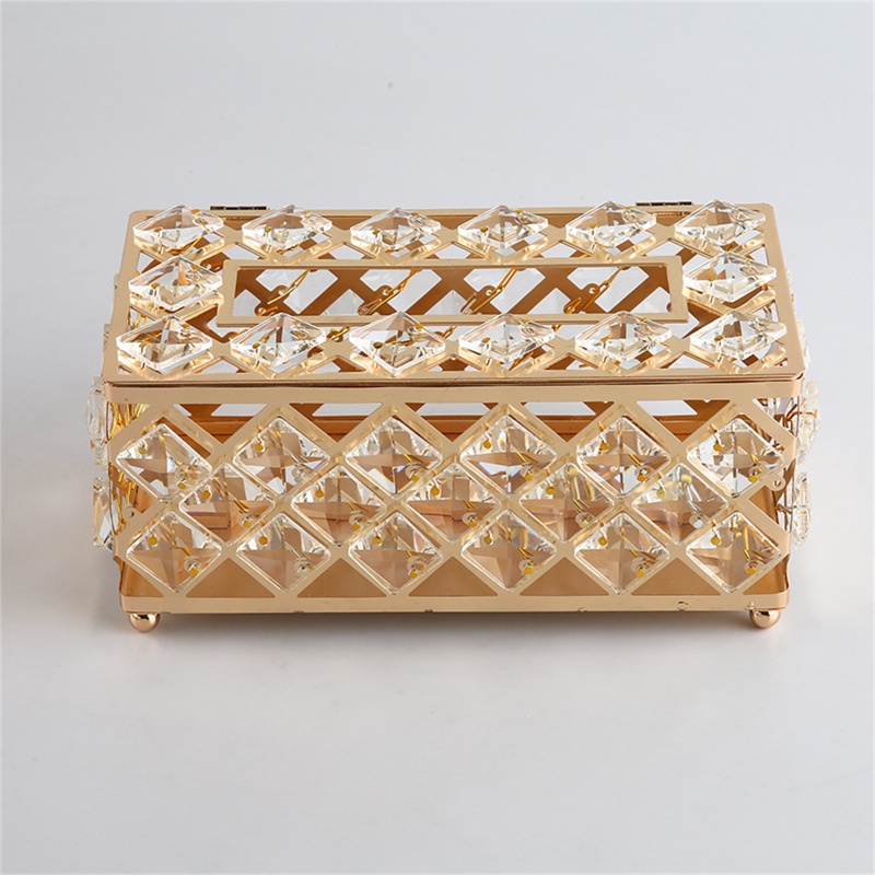 Hộp Đựng Khăn Giấy Hình Chữ Nhật Có Nắp Đậy Ốp