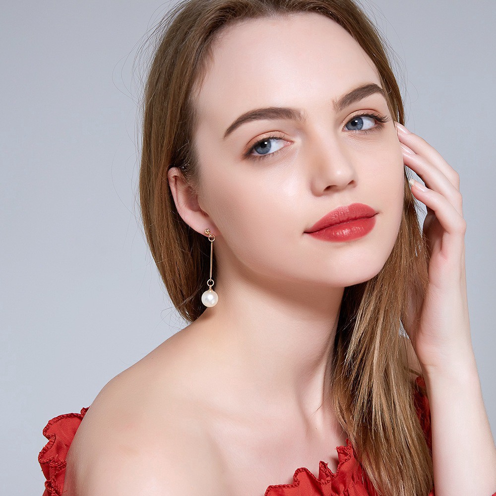 Bông tai tua rua dự tiệc phong cách Hàn Quốc