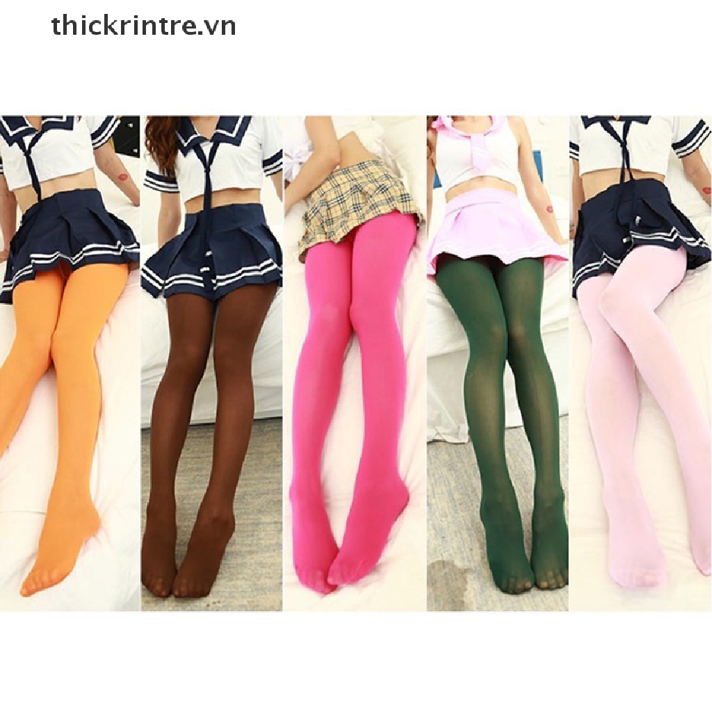 [Mới] Quần Tất Nhung Dài Liền Mạch Nhiều Màu Sắc Kẹo Ngọt Gợi Cảm Cho Nữ 120D