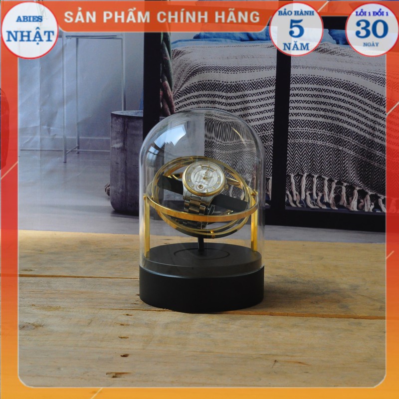 Hộp xoay đồng hồ 3D độc lạ - sang sịn 2 màu VÀNG - TRẮNG
