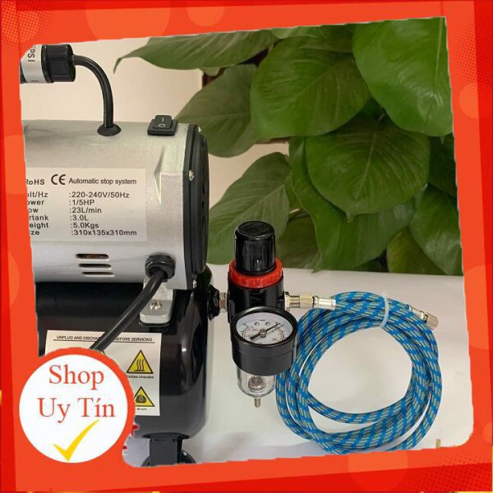 Máy Nén Khí Mini TC-20T Royalmax ♥️  ♥️, Máy Nén Khí Sử Dụng Cho Bút Vẽ Mỹ Thuật