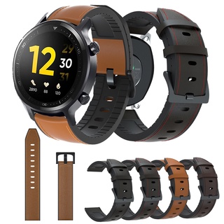 Dây đeo đồng hồ bằng da silicon thay thế cho Realme Watch S