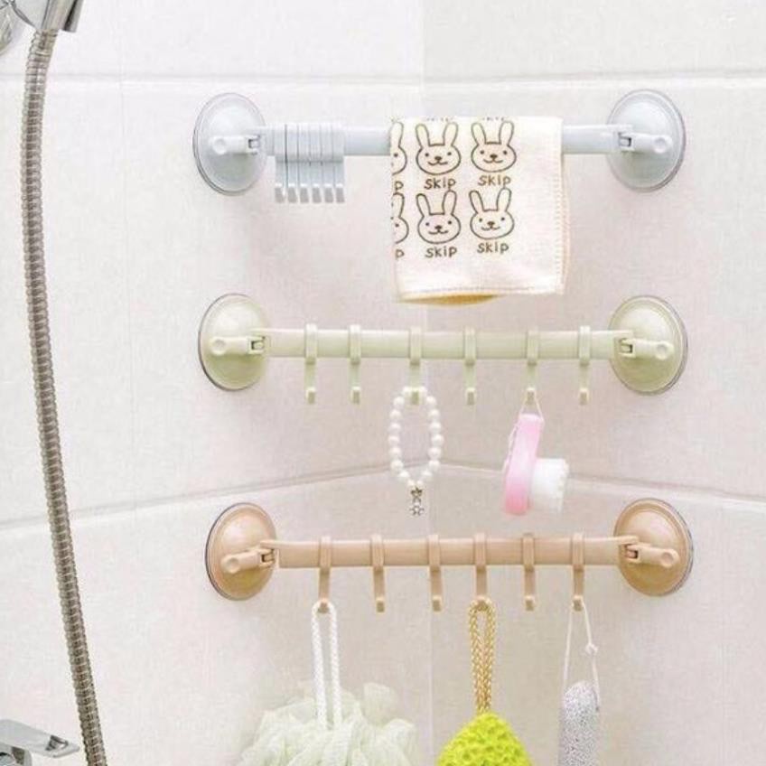 DỤNG CỤ TREO ĐỒ NHÀ TẮM, NHÀ BẾP HÚT CHÂN KHÔNG 4.8
