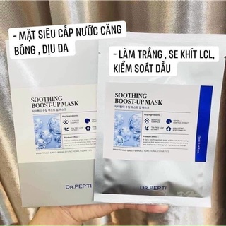 Mặt Nạ Căng Bóng Da dr pepti Soothing Boost Maks