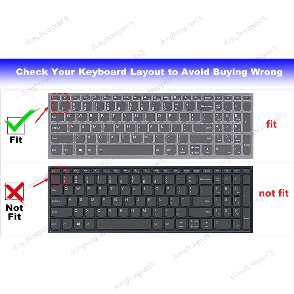 Miếng Dán Bảo Vệ Bàn Phím Bằng TPU Cho Lenovo V15 G2 Ttl Gen 2, V15 G2 ALC,2021 Gen2; V15 G3 IAP Gen 3,2022 15.6 &quot;