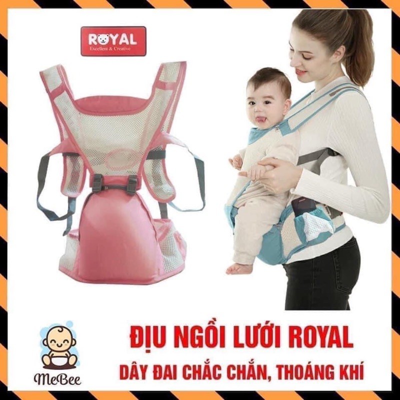 Địu ngồi lưới cao cấp ROYAL💗