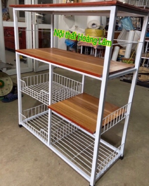 Kệ vi sóng đa năng 4 tầng mẫu mới