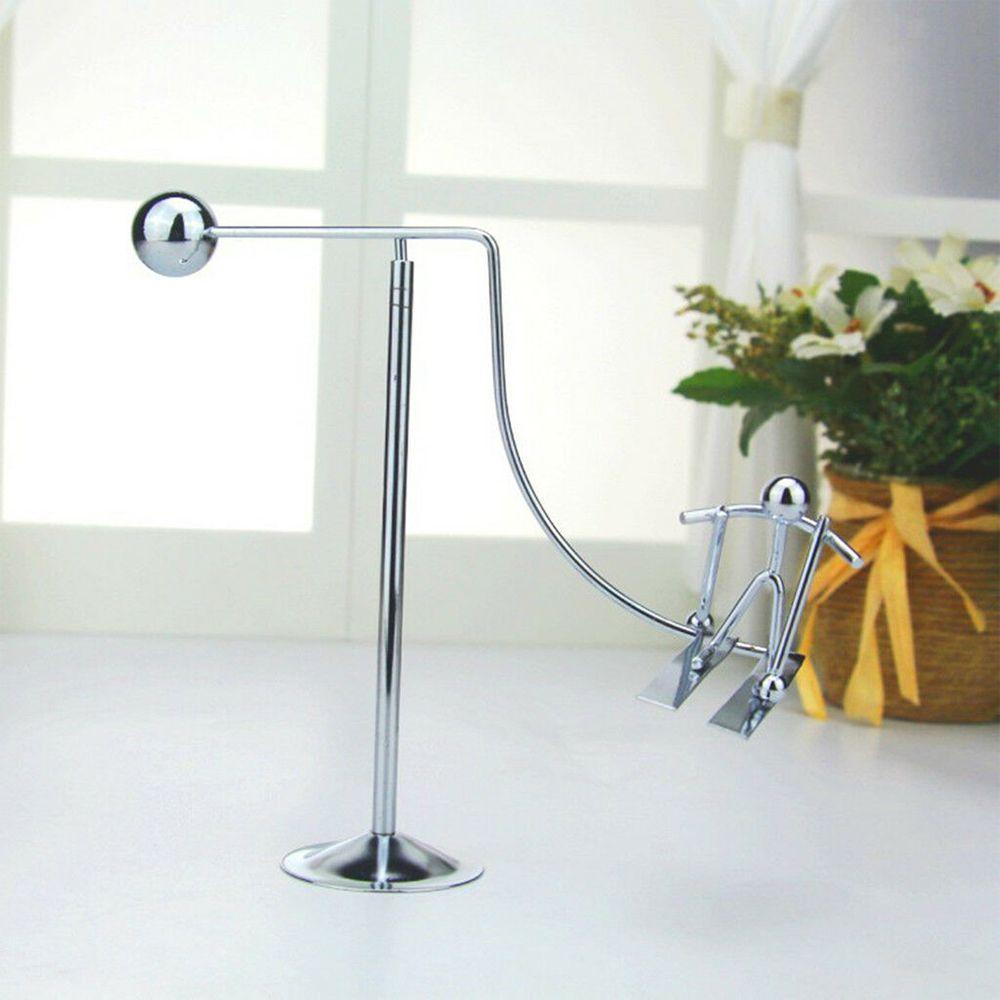 LAKAMIER Đồ Chơi Lật Đật Bằng Kim Loại Trang Trí Bàn