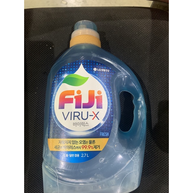 Nước giặt FiJi Viru - X loại bỏ vi khuẩn trên quần áo- Fresh Hương tươi mát  2.7L