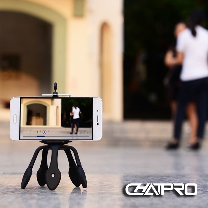 Giá đỡ điện thoại 5 chân dẻo – sử dụng mọi địa hình (có kẹp điện thoại) | BigBuy360 - bigbuy360.vn