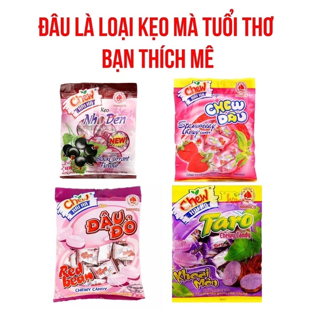 Kẹo Chew Hải Hà Trái Cây các vị gói 105Gram