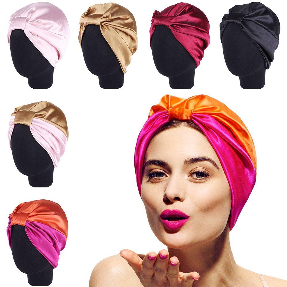 Mũ Turban Thắt Nút Thời Trang Khi Ngủ