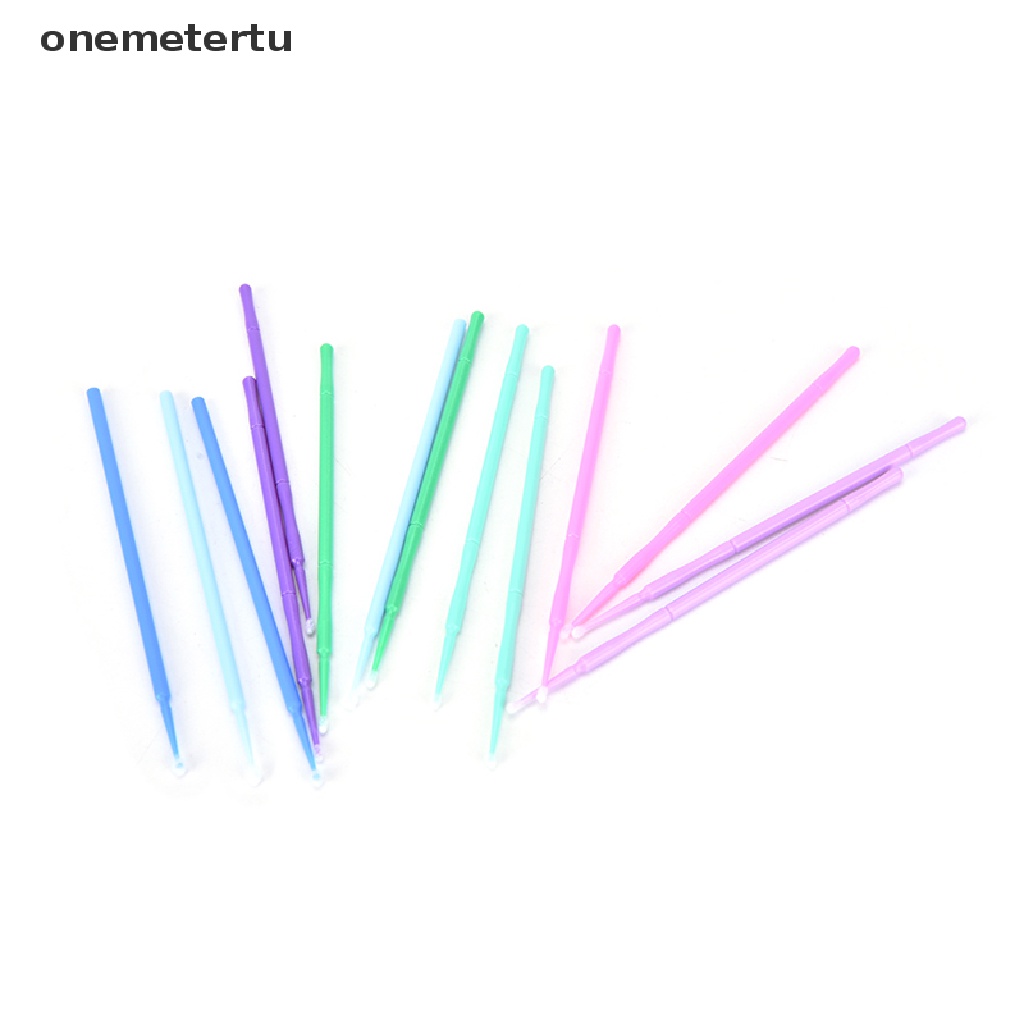 [Hàng mới về] Set 100 cọ hỗ trợ nối mi dùng một lần thiết kế đầu siêu nhỏ tiện dụng