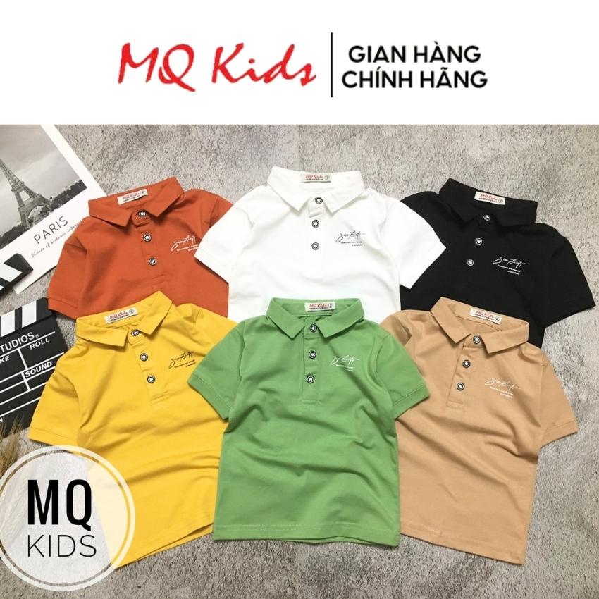 Áo polo VNXK áo thun bé trai size đại 21- 40kg chất cotton