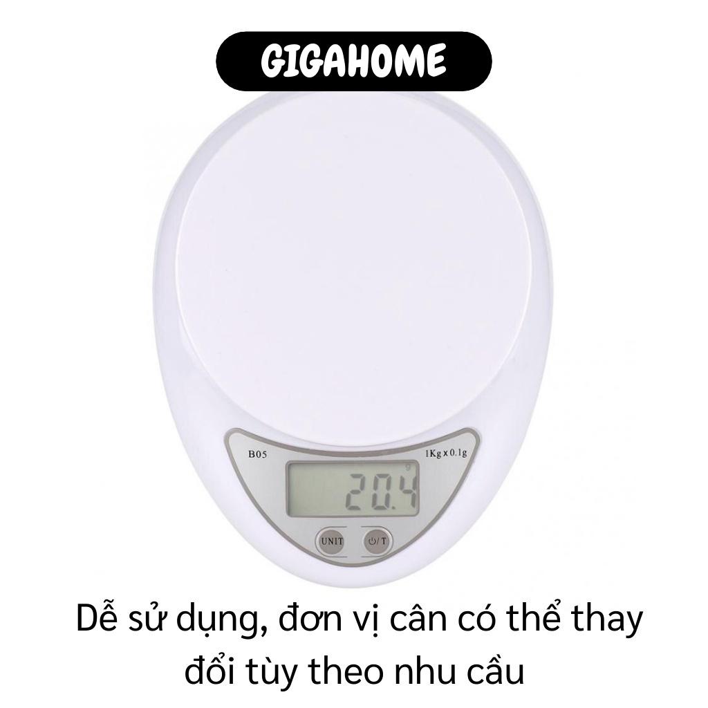 Cân Nhà Bếp GIGAHOME Cân Tiểu Ly Điện Tử Mini Electronic B05 1kg, Độ Chính Xác Cao 9675