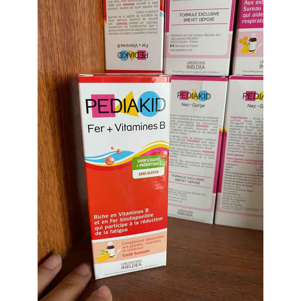 Vitamin bổ sung sắt PEDIAKID FER + VITAMINES B