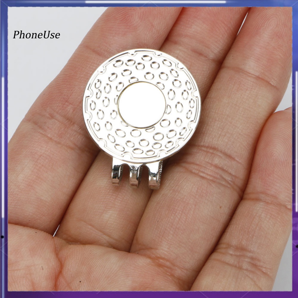 Kẹp Đánh Dấu Vị Trí Nón Chơi Golf Bằng Hợp Kim Hình Tròn 25mm