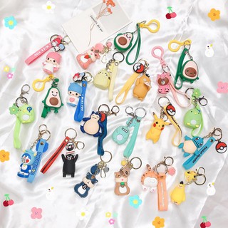 🐬🐬🐬Móc khóa keychain dẻo hình cute treo chìa khóa balo🐽🐽🐽