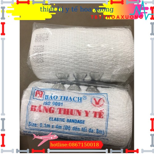 băng chun y tế,Băng thun y tế Bảo Thạch ( 2 móc - 3 móc)thietbiytehoaxuong