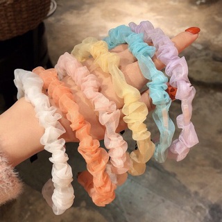 Bờm tóc pastel trend cho bạn gái