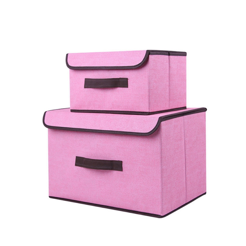 Combo 2 Hộp Vải Đựng Đồ Có Nắp Đậy SUKAHOUSE K053