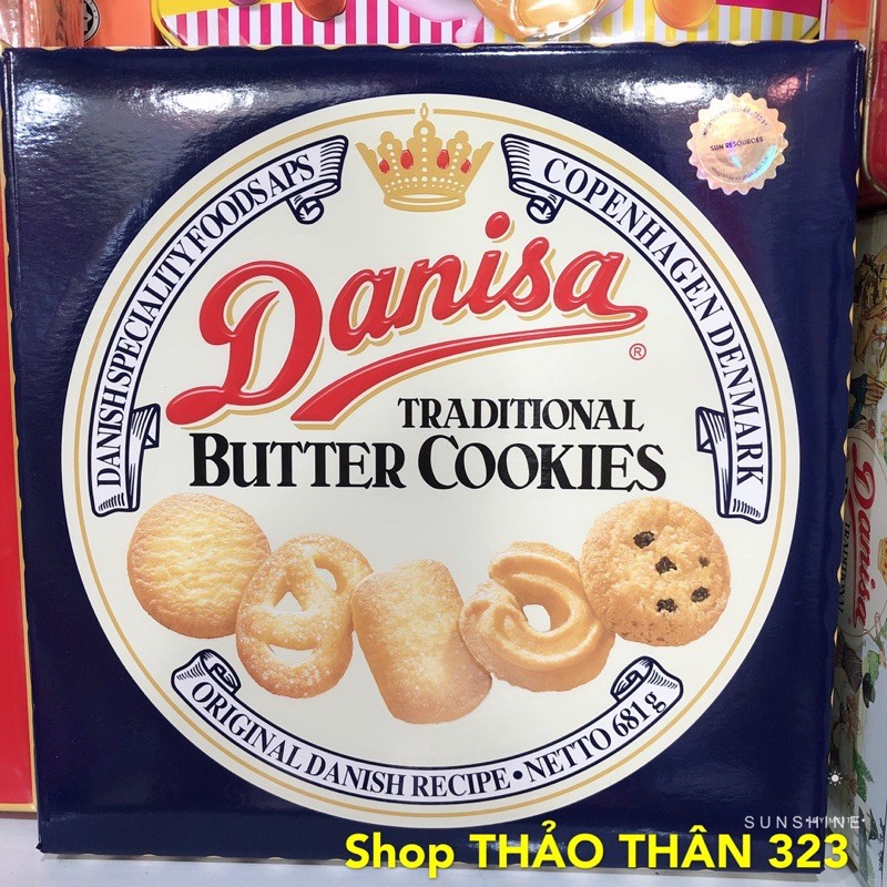 (DateT4/2023)-Bánh Quy Bơ Danisa 454g, 681g, 908g