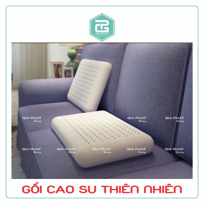 Gối Cao Su Kim Cương Ovany 40 x 60cm độ cao 12cm Chính hãng.