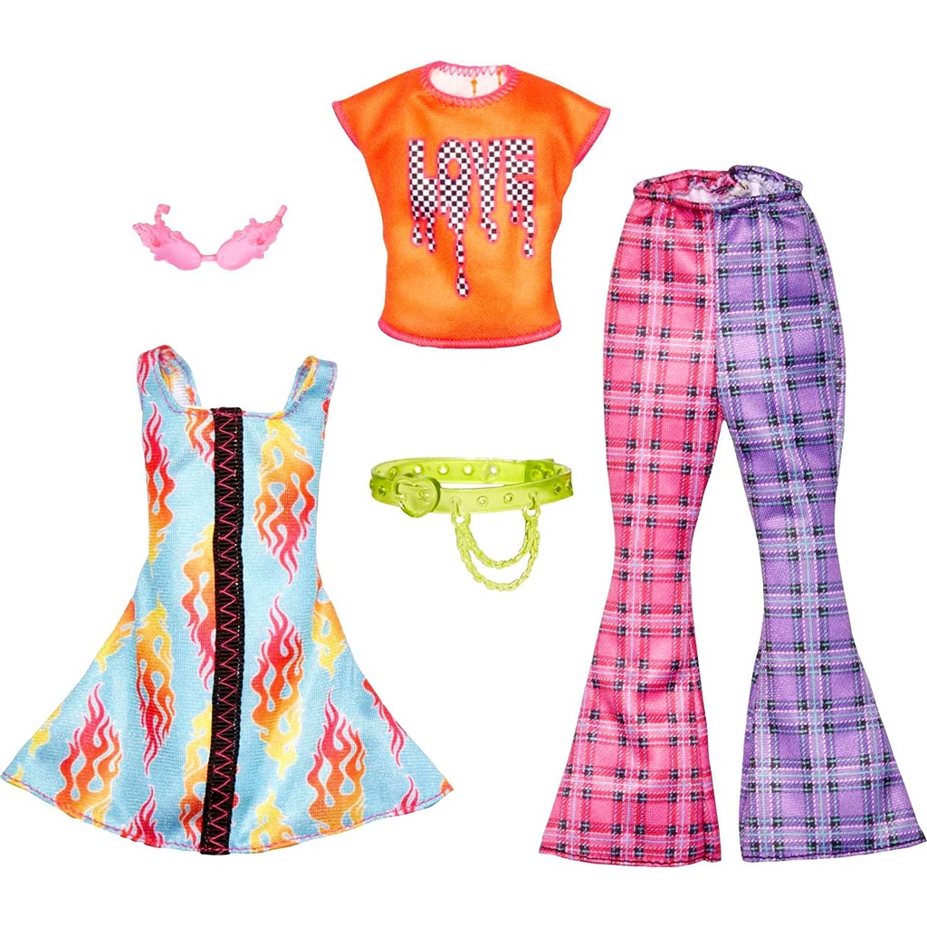 Late 2022 Barbie Fashion Combo 2 Set Quần Áo Thời Trang Barbie