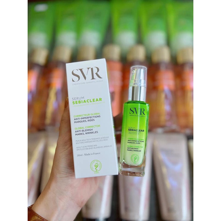 Tinh Chất Giảm Mụn Mờ Thâm SVR Sebiaclear 14% GLUCONOLACTONE + 4% NIACINAMIDE 30ml
