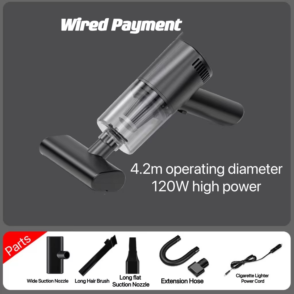 Máy Hút Bụi Mini Di Động Hộ Gia Đình Chi Bụi Sofa Có Dây Máy Hút Bụi Không Dây Xe Hơi Gia Đình