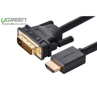 Cáp HDMI to DVI (24+1) dài 3m Ugreen10136 Cao Cấp