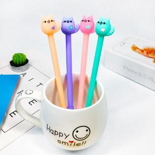 1 Chiếc Hàn Quốc Sáng Tạo 0.5 Mm Dễ Thương Sinh Viên Đen Bút Carbon Màu Kẹo Tình Yêu Mèo Gel Bút Kawaii Đồ Dùng Học Tập Văn Phòng Phẩm