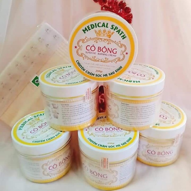 Kem tan mỡ cô bông