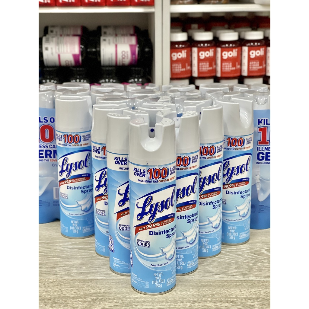 Chai xịt diệt khuẩn bề mặt - Lysol Disinfectant Spray 538gr (NHẬP MỸ)