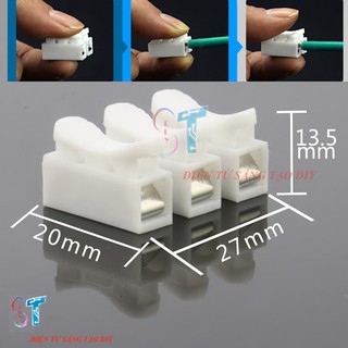 Jack Nối Dây Điện CH-3, Cút Nối Dây 3P Loại Thẳng