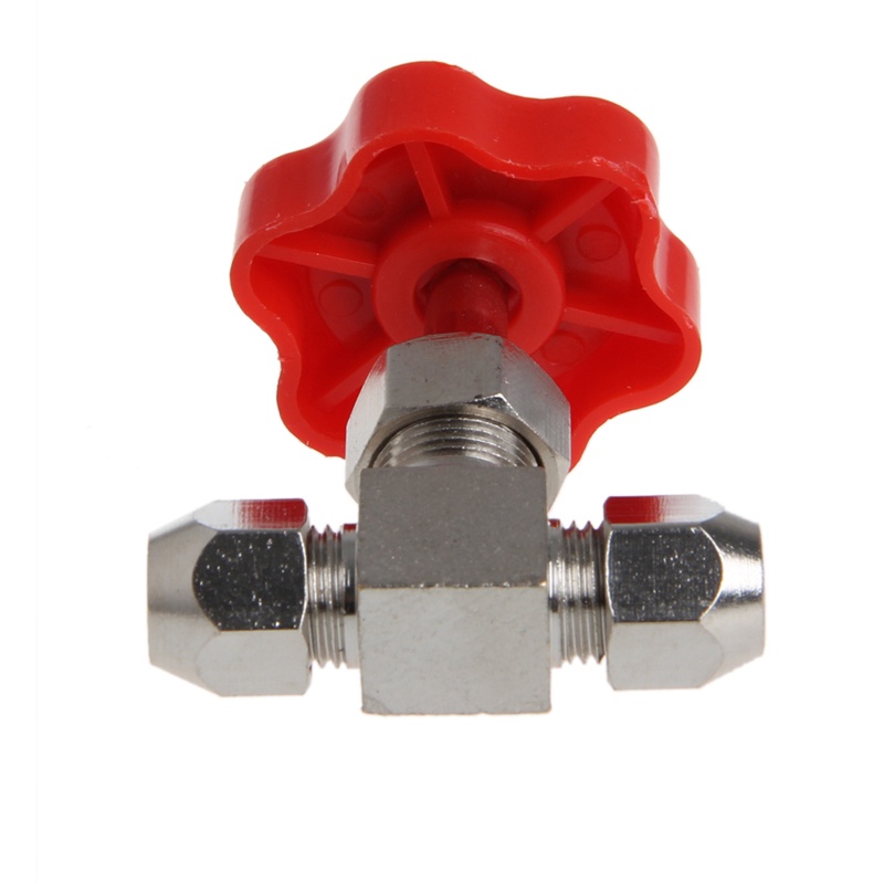 Đầu Nối Ống Van OD 6mm 8mm 10mm Bằng Đồng Mạ Niken Bền Bỉ