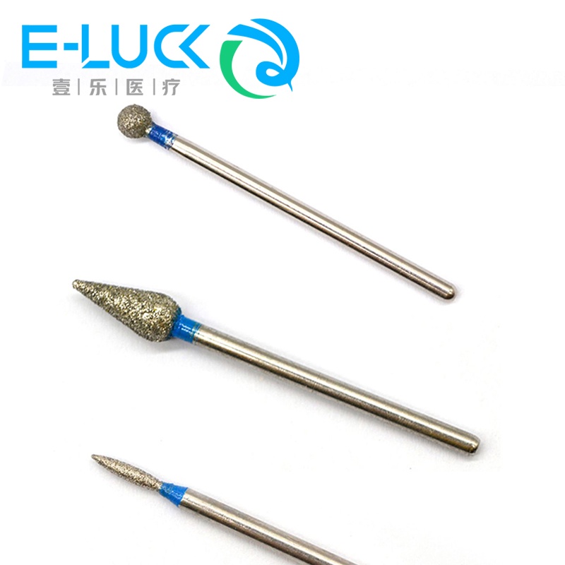 Set 3 Mũi Khoan Kim Cương Đánh Bóng Móng Tay Răng Miệng 2.35mm