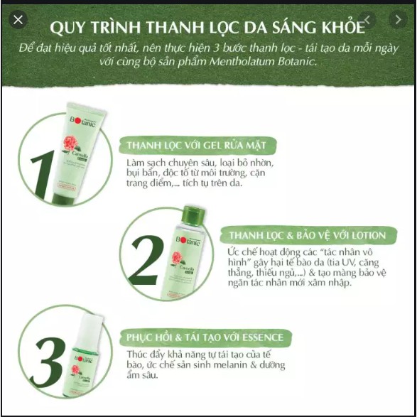 (mẫu mới) Tinh chất dưỡng da Mentholatum Botanic 30g